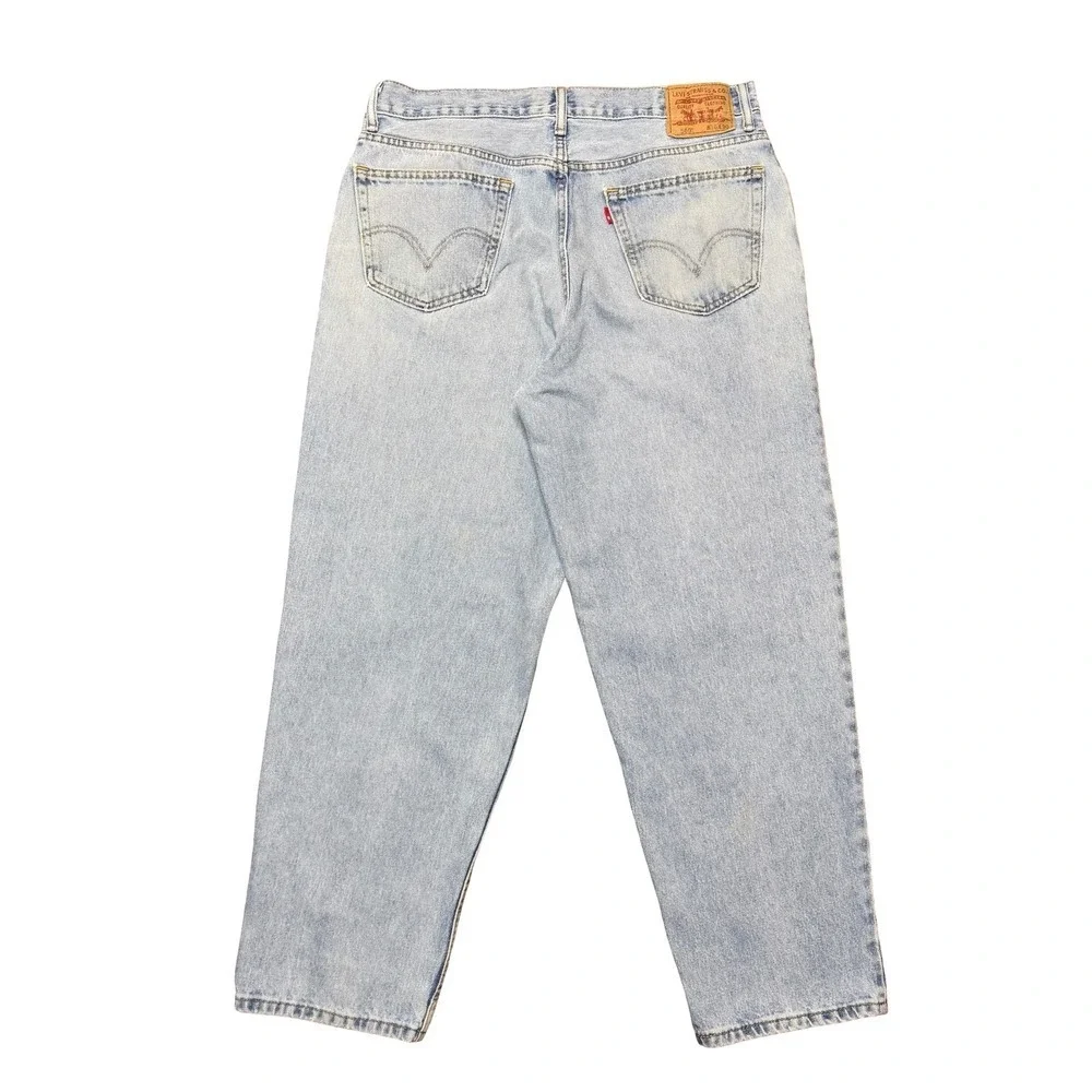 Levi's 560‎ men's comfort loose baggy light wash blue dad denim jeans 36x30